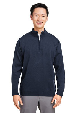 Harriton M421 - Unisex Pilbloc Quarter-Zip Sweater