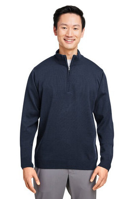 Harriton M421 - Unisex Pilbloc Quarter-Zip Sweater