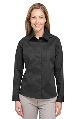 Harriton M585LW - Ladies Advantage IL Long-Sleeve Workshirt