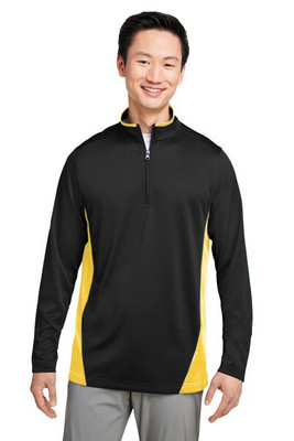 Harriton M786 - Men's Flash Snag Protection Plus IL Colorblock Quarter-Zip