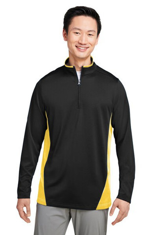 Harriton M786 - Mens Flash Snag Protection Plus IL Colorblock Quarter-Zip