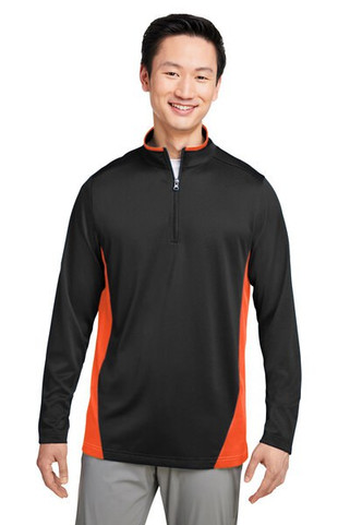 Harriton M786 - Mens Flash Snag Protection Plus IL Colorblock Quarter-Zip
