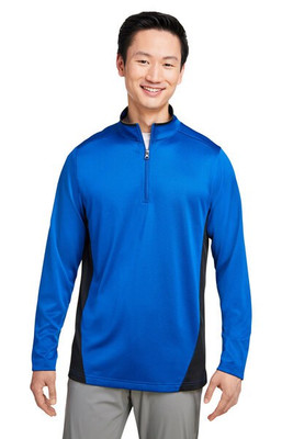 Harriton M786 - Men's Flash Snag Protection Plus IL Colorblock Quarter-Zip