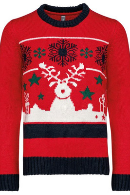 Kariban K9012 - Kids’ crew neck Christmas jumper