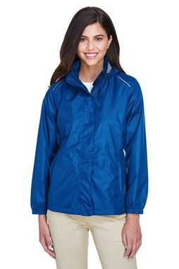 CORE365 78185 - Womens Waterproof Breathable Ripstop Jacket with Hood