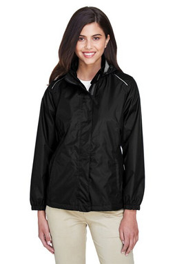 CORE365 78185 - Womens Waterproof Breathable Ripstop Jacket with Hood