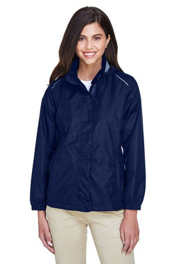 CORE365 78185 - Womens Waterproof Breathable Ripstop Jacket with Hood