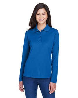 CORE365 78192 - Ladies Pinnacle Performance Long-Sleeve Piqué Polo