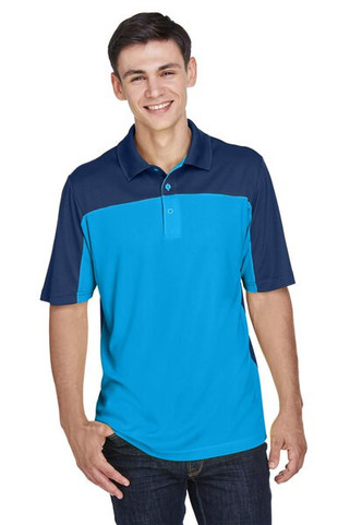 CORE365 CE101 - Mens Balance Colorblock Performance Piqué Polo