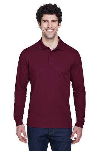 CORE365 88192 - Mens Pinnacle Performance Long-Sleeve Piqué Polo
