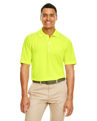 CORE365 88181R - Polo Deportivo Reflectante para Hombre con Protección UV