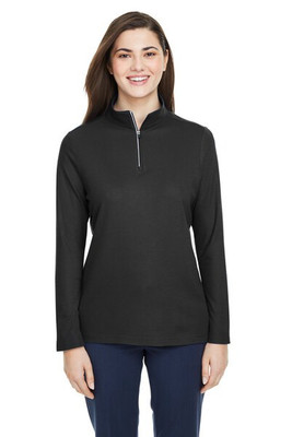 CORE365 CE405W - Ladies Fusion ChromaSoft Pique Quarter-Zip