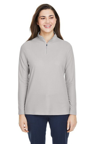 CORE365 CE405W - Ladies Fusion ChromaSoft Pique Quarter-Zip