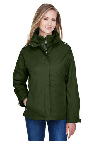 CORE365 78205 - Ladies Region 3-in-1 Jacket with Fleece Liner