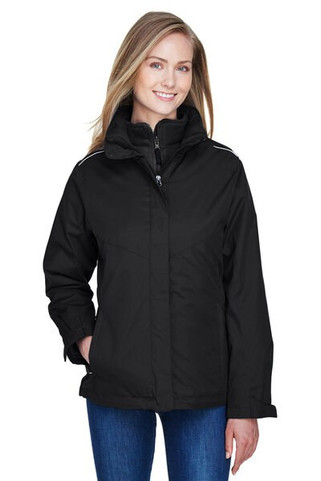 CORE365 78205 - Ladies Region 3-in-1 Jacket with Fleece Liner