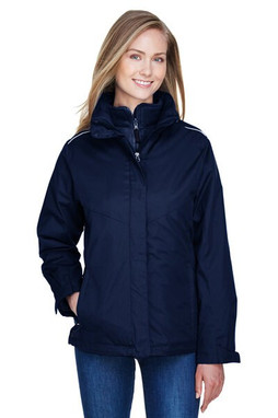 CORE365 78205 - Ladies Region 3-in-1 Jacket with Fleece Liner