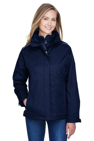 CORE365 78205 - Ladies Region 3-in-1 Jacket with Fleece Liner