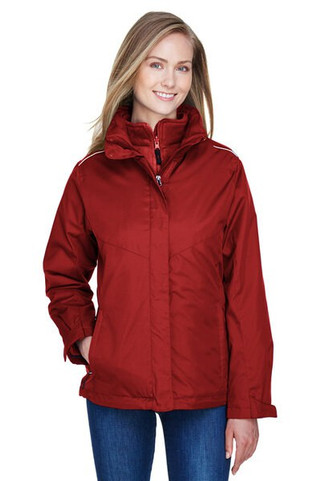 CORE365 78205 - Ladies Region 3-in-1 Jacket with Fleece Liner