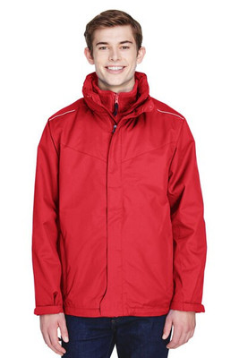 CORE365 88205 - Men's Region 3-in-1 Jacket with Fleece Liner