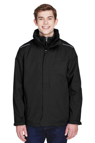 CORE365 88205T - Mens Tall Region 3-in-1 Jacket with Fleece Liner