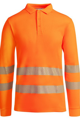 Roly HV9319 - ATRIO LS Funktions Langarm-Poloshirt mit hoher Sichtbarkeit