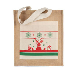 Kimood KI0732 - Shopper met kerstmotieven