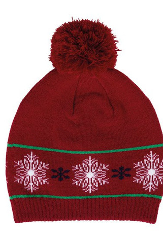 K-up KP558 - Beanie with Christmas patterns