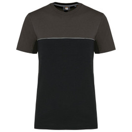 WK. Designed To Work WK304 - Unisex eco-friendly short sleeve two-tone t-shirt