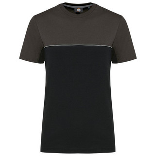 WK. Designed To Work WK304 - Unisex eco-friendly short sleeve two-tone t-shirt