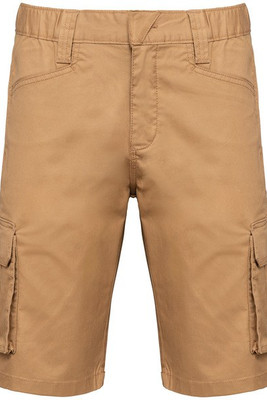 WK. Designed To Work WK713 - Herren Öko-Multipocket Bermuda Shorts mit Werkzeugschlaufe