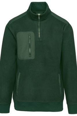 WK. Designed To Work WK905 - Unisex eco-friendly fleece with zipped neck