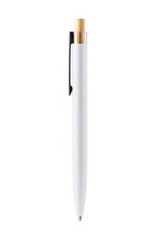 TANSA Unique pen with bamboo push-button and recycled aluminium body in an elegant matte finish - EgotierPro BL1078