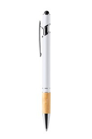 DEKEL Le stylo en métal avec une prise en bambou combine lélégance du métal avec la chaleur et la beauté naturelle du bambou - EgotierPro BL1246
