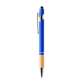 Stamina BL1246 - DEKEL The metal pen with a bamboo grip combines the elegance of metal with the warmth and natural beauty of bamboo