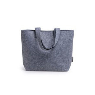 Stamina BO1137 - CAROLA The bag made of recycled felt with a vigore design is the perfect option to carry your belongings in a practical and environmentally friendly way