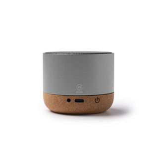 VOXEL Wireless speaker made from recycled aluminium and a cork base - EgotierPro BS1061