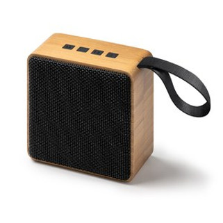 BEMOL Wireless speaker with main structure in bamboo and RPET fabric - EgotierPro BS3193