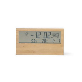 CRONOS Weather Station - Bamboo Shell - EgotierPro EM1076