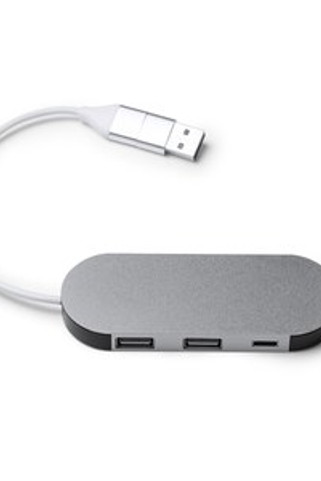 Recycled Aluminium USB Port: Dorian - EgotierPro IA1202