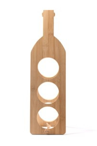 ALSAC Wooden Bottle Rack - Practical Storage - EgotierPro MJ1134
