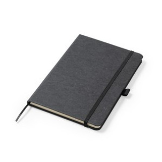 KORUM Carnet A5 avec couverture rigide en cuir recyclé - EgotierPro NB7974