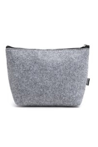 AVIRA Recycled Felt Toiletry Bag - EgotierPro NE1136