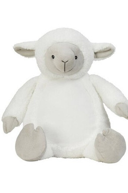 Mumbles MM576 - Peluche Agnello Personalizzabile con Zip