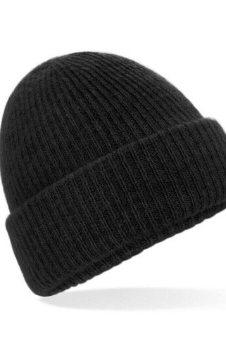 BEECHFIELD BF386 - Luxury Soft-Touch Ribbed Knit Beanie Hat
