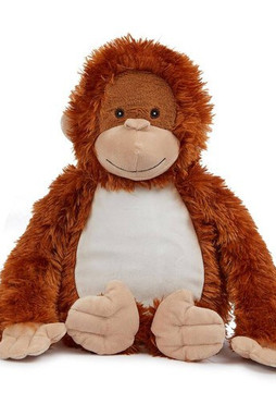 MUMBLES MM580 - Customizable Plush Orangutan Toy with Removable Stuffing