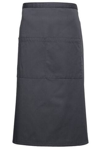 NEWGEN TB205 - Lång Barmansförkläde med Fickor i Bomull