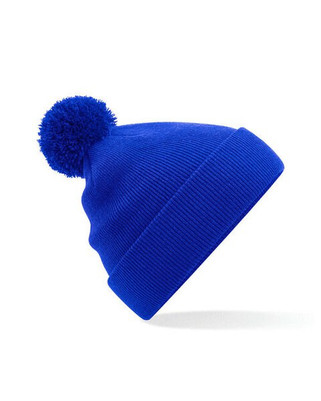 Beechfield B426B - Kids Soft-Touch Acrylic Pom Pom Beanie Hat