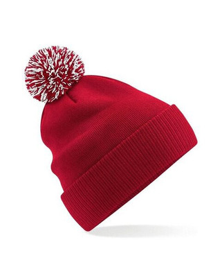 Beechfield B450R - Eco-Friendly Recycled Snowstar Beanie with Pom Pom