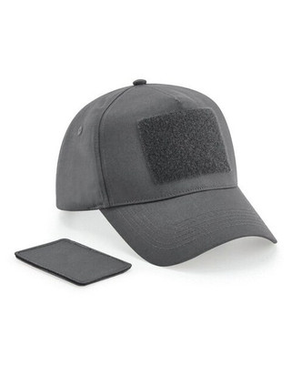 Beechfield B638 - Customizable 5 Panel Cotton Cap with Removable Patch