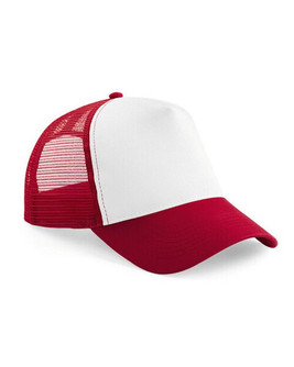 Beechfield B640B - Classic Retro Snapback Trucker Hat with Tearaway Label